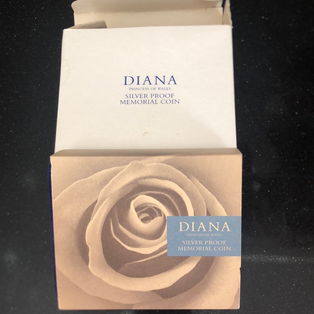 Diana Princess of Wales Silver Proof Memorial Coin